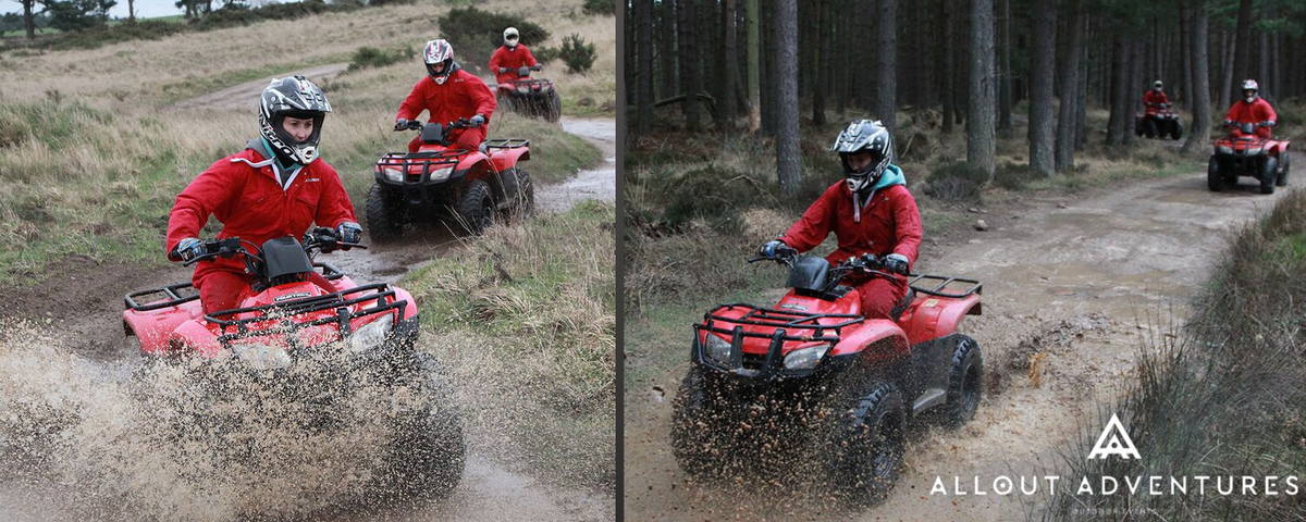 quad biking north east