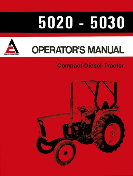 Details about   Operators Manual Allis Chalmers 8000 Series rear Mounted Cultivator 
