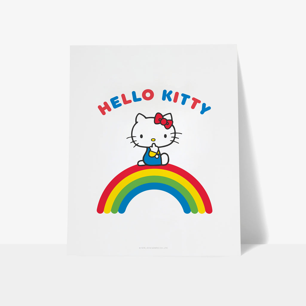 Hello Kitty Rainbow Personalised Art Print – Shop Sanrio