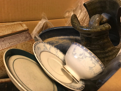 pottery donated after Typhoon Hagibis