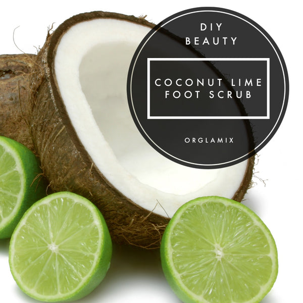 DIY Beauty: Coconut Lime Foot Scrub 