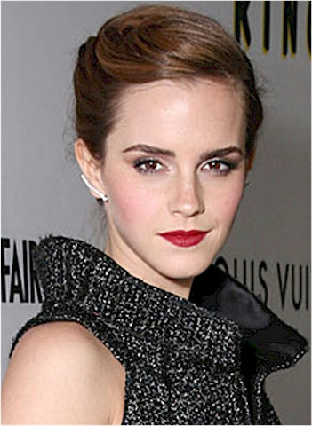 Emma Watson | Bright Red Lip | Celeb Beauty Tips + Tricks - Orglamix Clean Consciously Crafted Cosmetics Organic Skincare