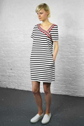 See By Chloe Striped White Dress £170.00