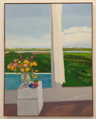 View Over the Pool by Jane Freilicher 1980