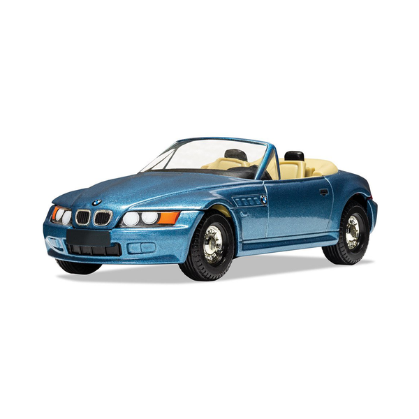 EXCELLENT 1/43 DIECAST JAMES BOND 007 BMW Z3 IN METALLIC BLUE FROM GOLDENEYE 