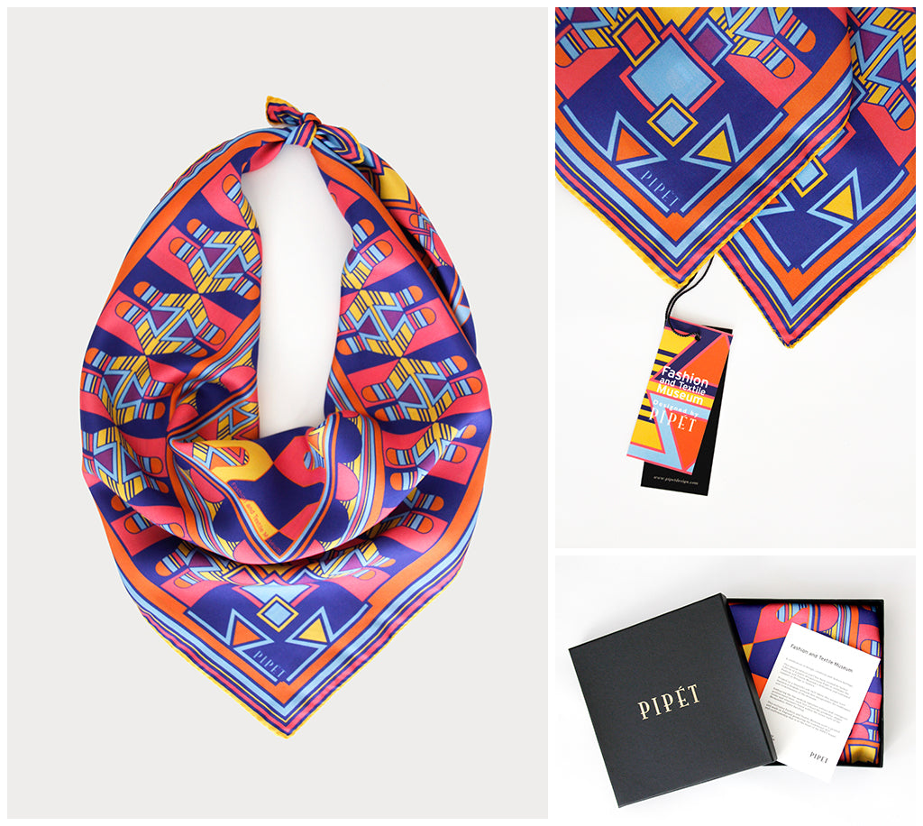 Fashion and Textile Museum exclusive scarf by PIPET ©2015 PIPETDESIGN