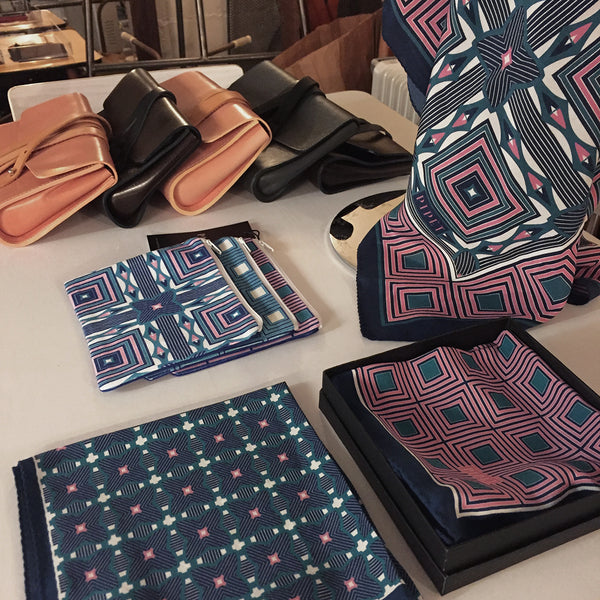 PIPET scarves and M.Hulot leather goods