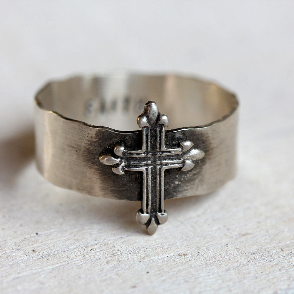 Cross ring Praxis Jewelry