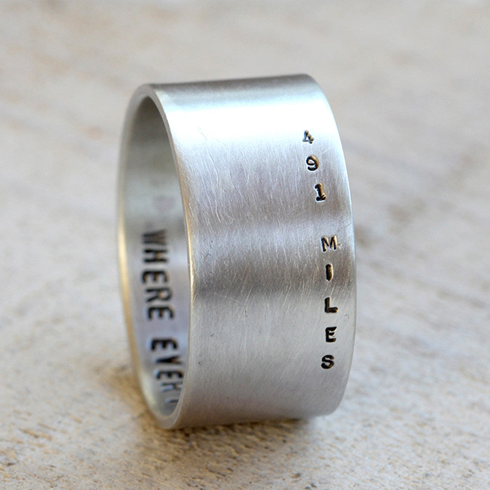 Long Distance Relationship Ring Praxis Jewelry
