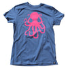 Octopus Tee Indigo/Pink