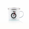 MUG ENAMAL - "WHEEL OF FORTUNE" (PAIR = 2 MUGS)