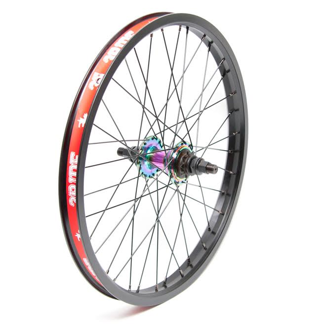 oil slick bmx rims