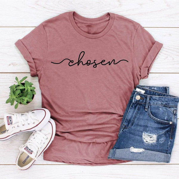 Chosen Shirt | Christian Apparel Christian Tees | Christian T-Shirts | Religious Clothing | Jesus Clothing | Faith | Motivational