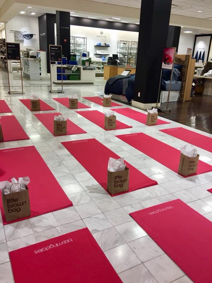 Bloomingdales Yoga for breast cancer, karma for a cure blog