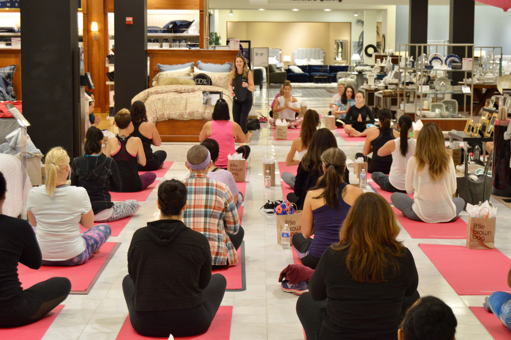 Bloomingdales Yoga for Breast Cancer Awareness Month