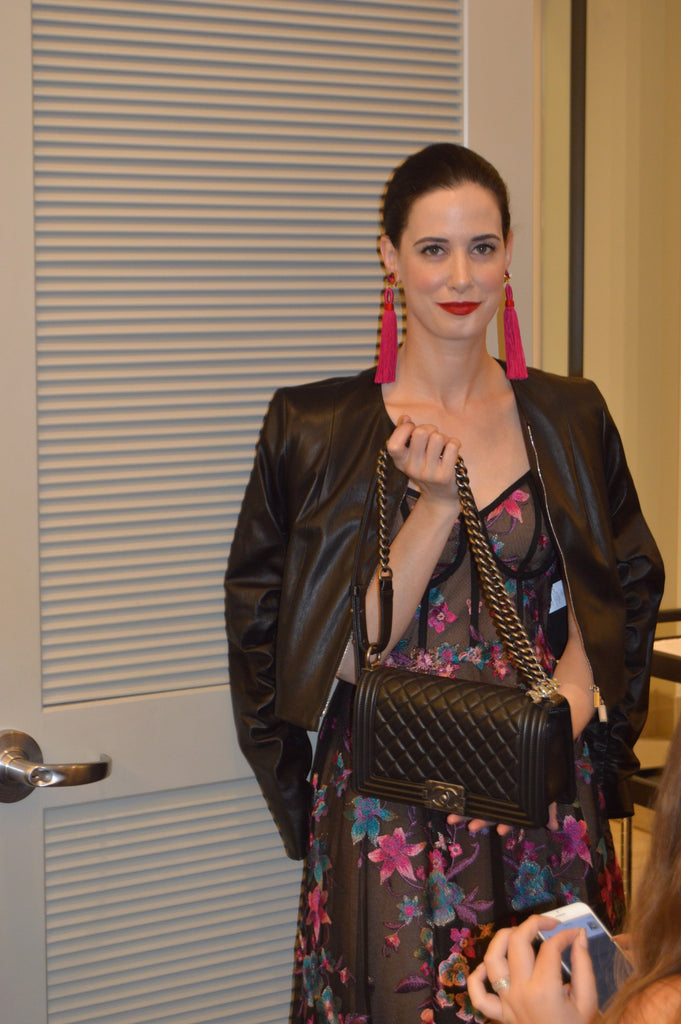 Neiman Marcus Trendsetter brunch, Chanel with Tassel Earrings