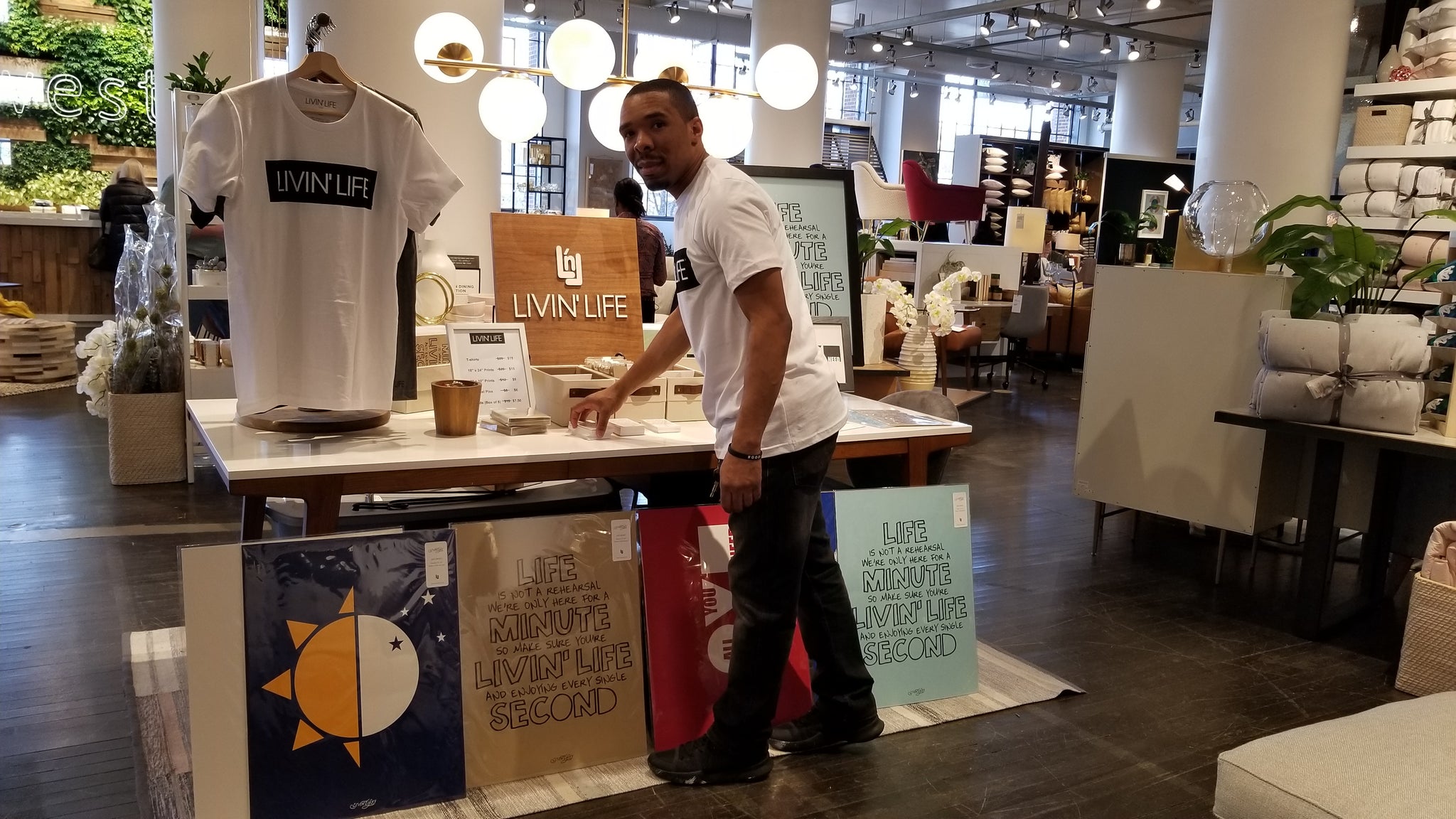 LIVIN' LIFE West Elm Pop-up Shop