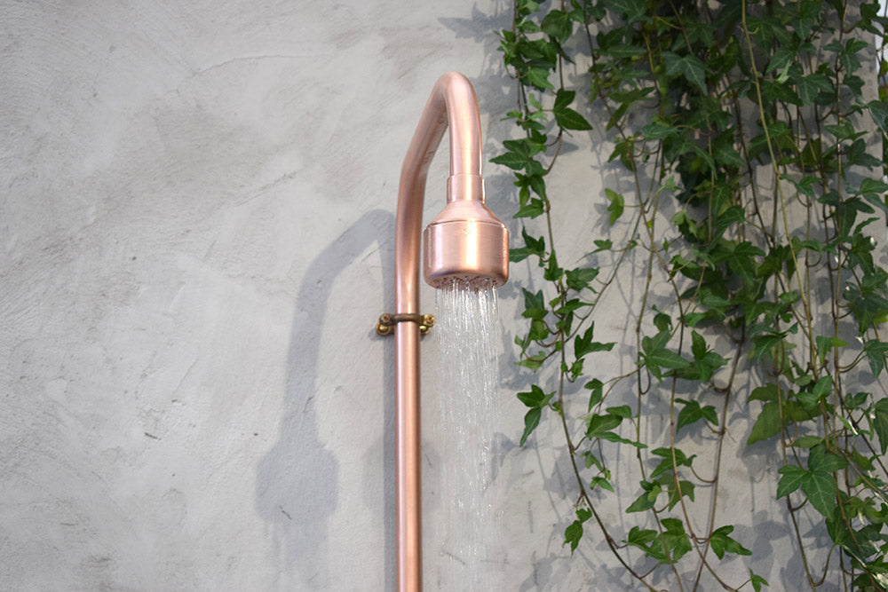 Outdoor copper showing in action at 100% Design, Olympia London