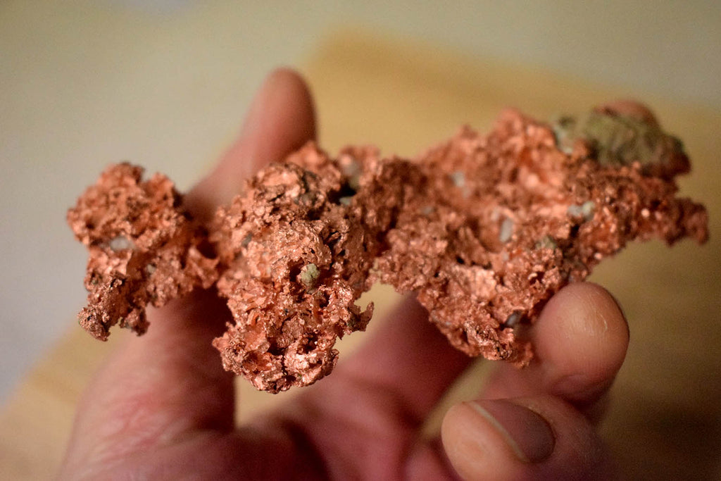 copper raw ore form Michigan
