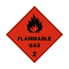 Flammable Gas Label