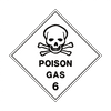 Poison Gas Label