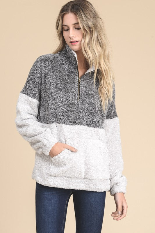 Two Toned Sherpa w/ Adjustable Bottom