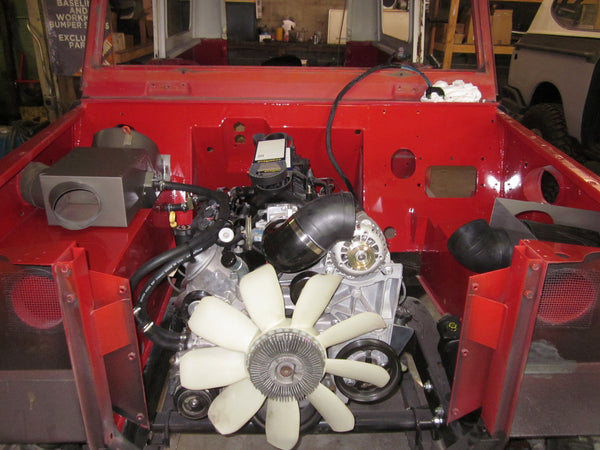 Scout 800 Engine Compartment