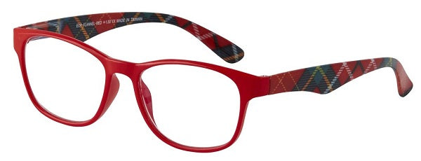 flannel plaid reading glasses