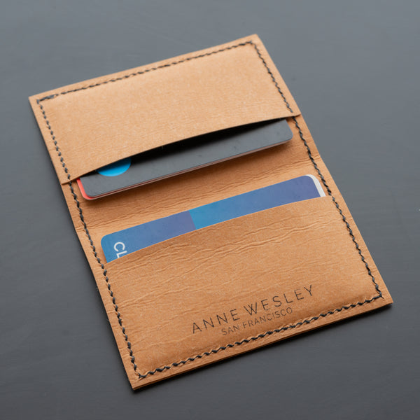 Cruelty Free Vegan Leather Bifold Card Wallet by Anne Wesley