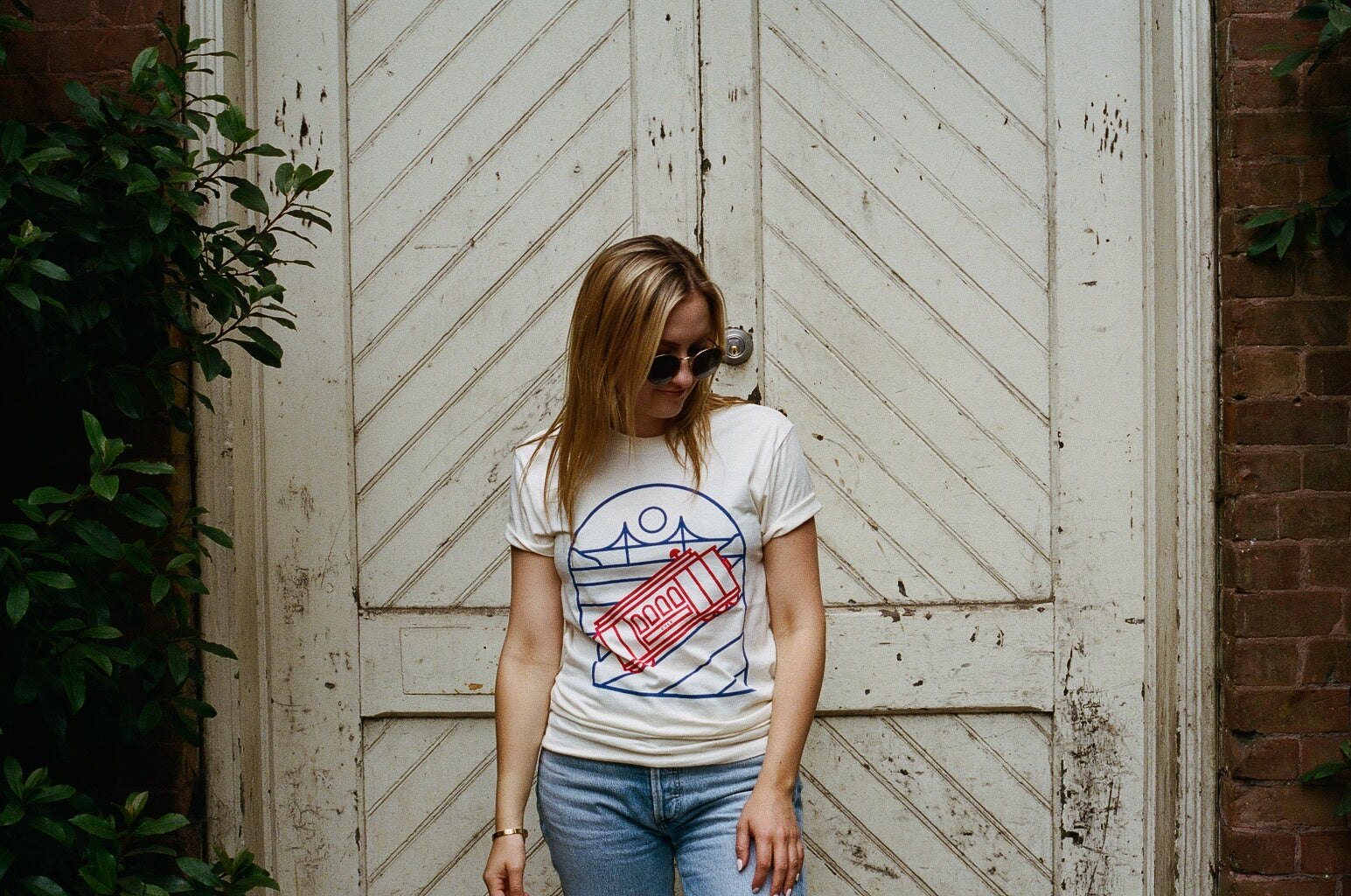 culk cable car t-shirt golden gate bridge san francisco crissy field