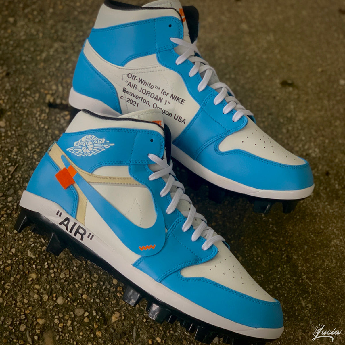 custom air jordan cleats