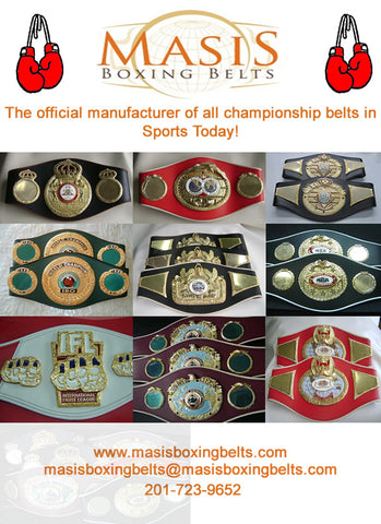masis boxing belts championship belts