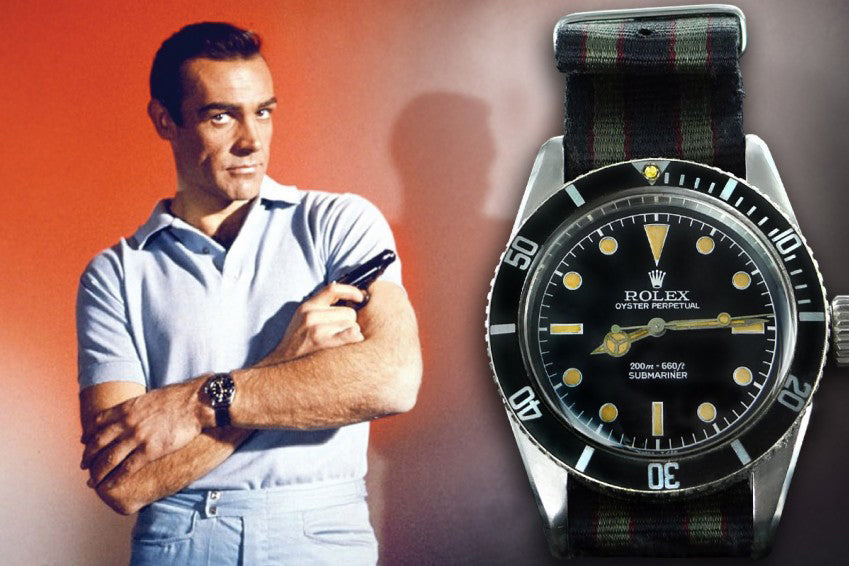 James Bond's Rolex Submariner 6538 – 007 modified his a Nat - Everest Horology Products