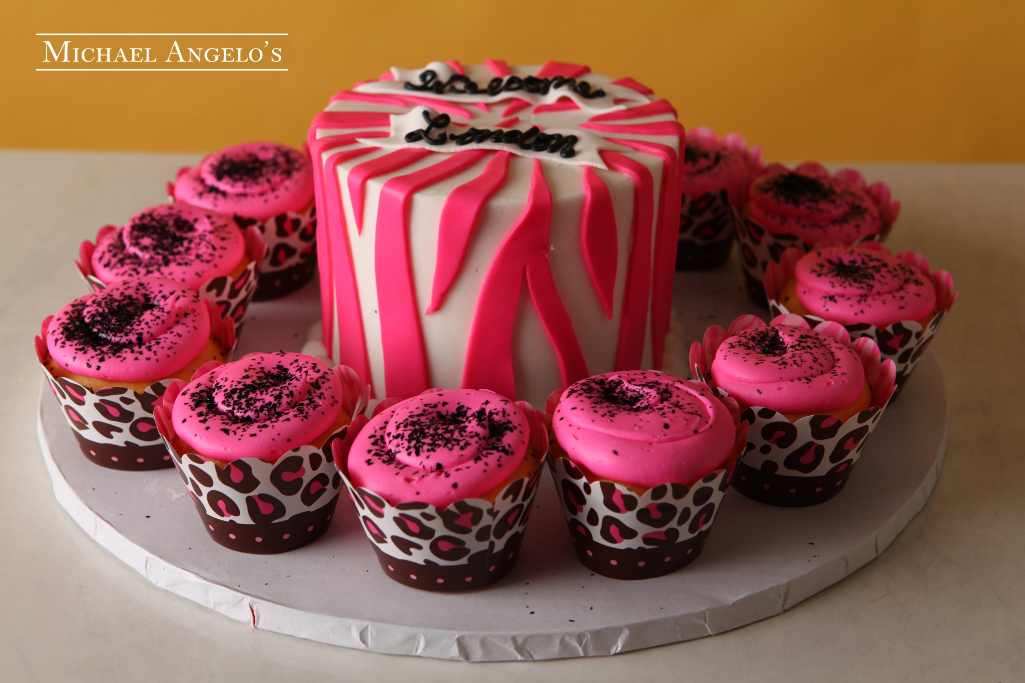 Zebra with Cupcakes #17AnimalPrint by Michael Angelo&amp;#39;s Bakery | Michael ...