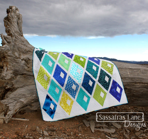 Diamond Alley Quilt Pattern by Sassafras Lane Designs