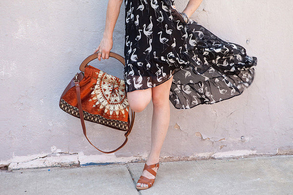 Mushmina Lela Bag in Amber