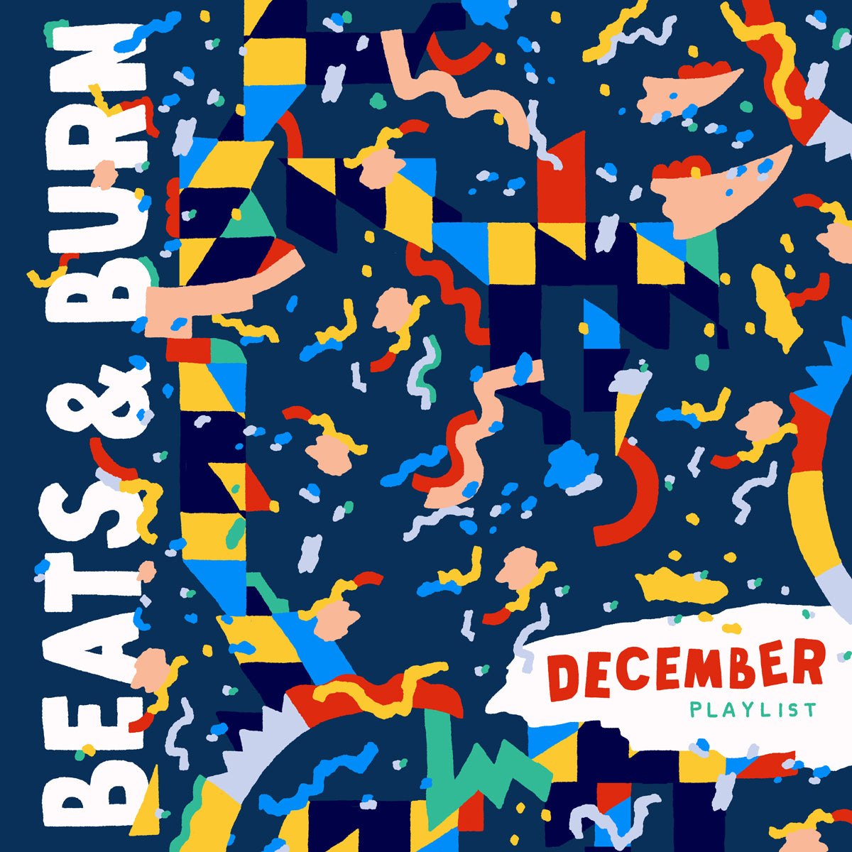 Beats & Burn - Portland Playlist - Art by Will Bryant