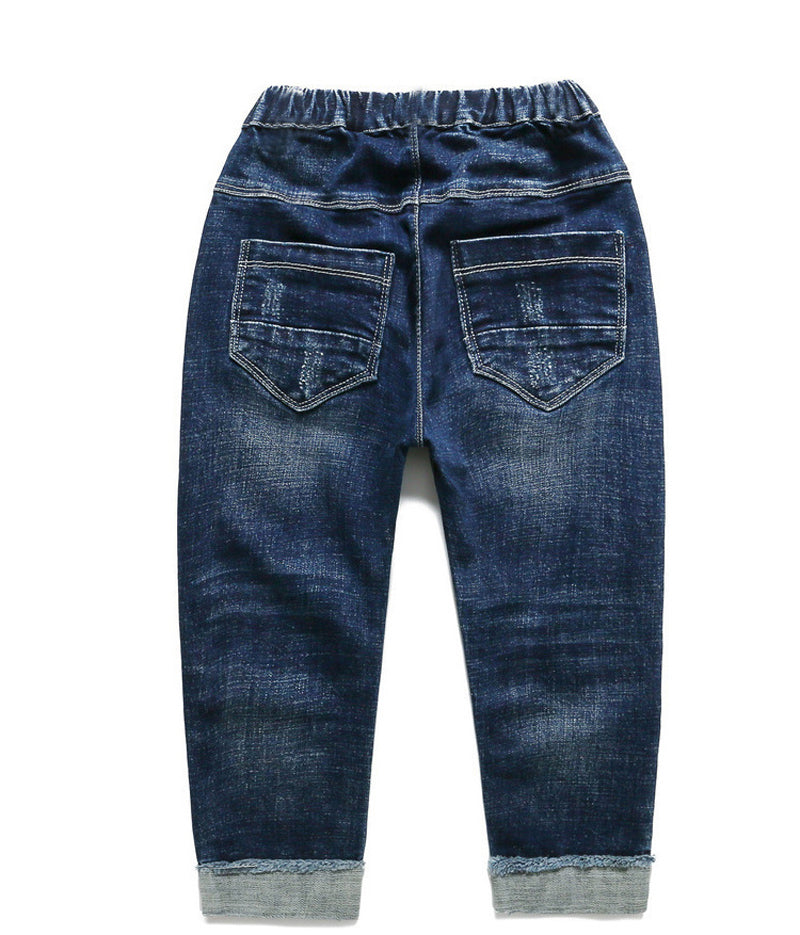 IENENS Infant Kids Boys Jeans Clothes Trousers Baby Boy Denim Clothing Pants
