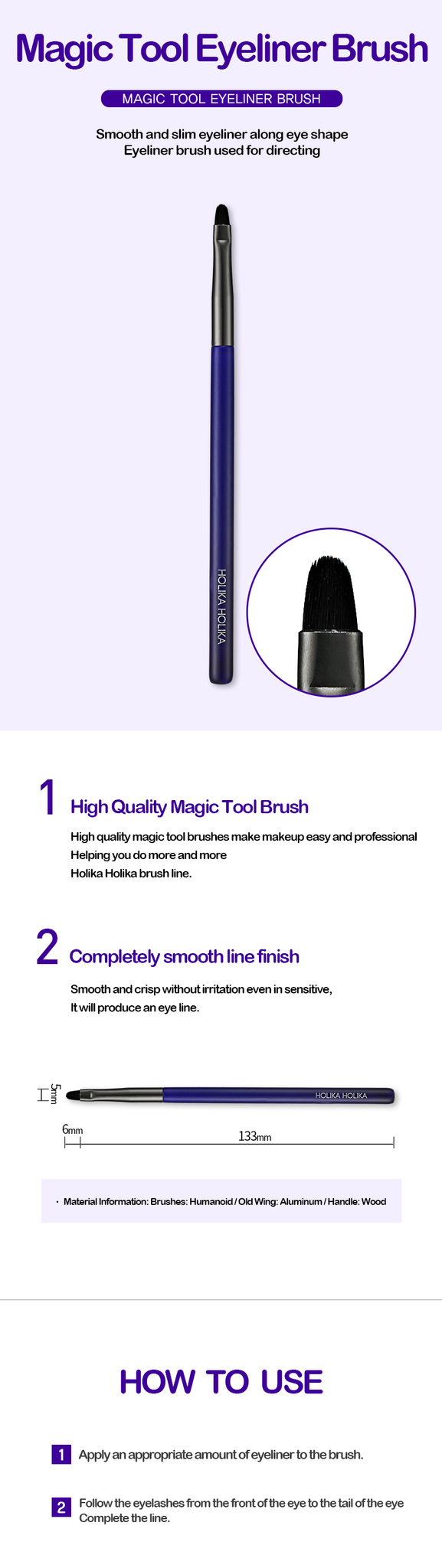 Eyeliner Brush | Magic Tool Eyeliner Brush