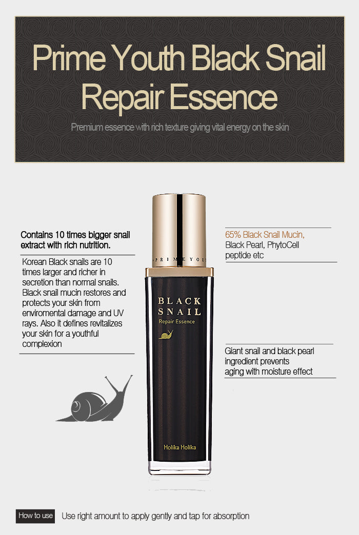 Essence Anti Aging | Prime Youth Black Snail Repair Essence