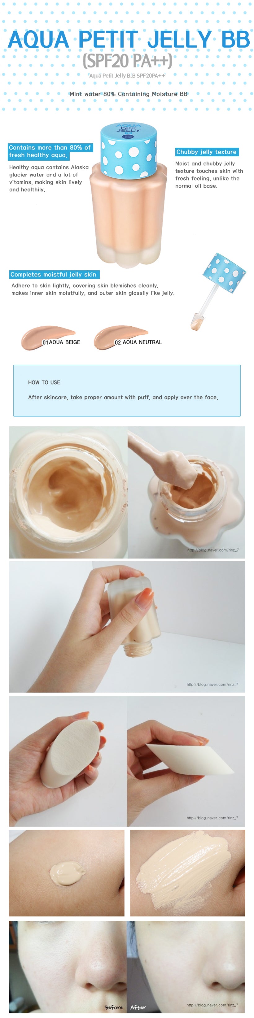 BB Cream Korea Terbaik | Aqua Petit Jelly BB Cream