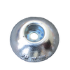 Round, Disc, Button Zinc Anode for bolting on a boats hull