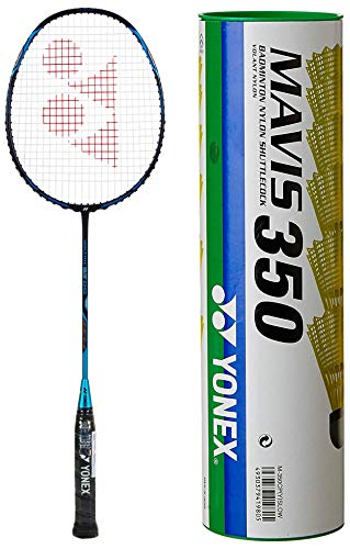 Navy Blue, Graphite, 35 lbs Tension Yonex VOLTRIC 0.7DG Badminton Racquet 