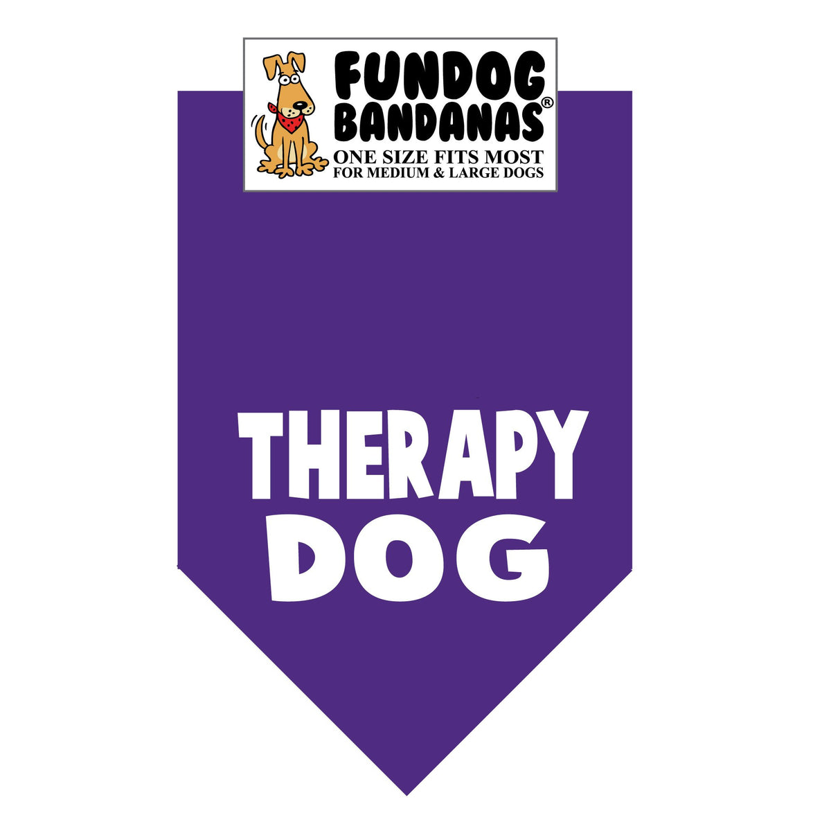 therapy dog scarf