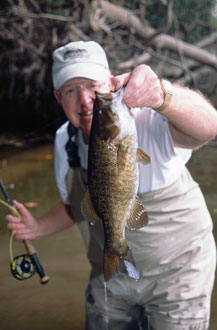 Harry Murray Catching Smallmouth Bass on Aquatic Grassbeds story