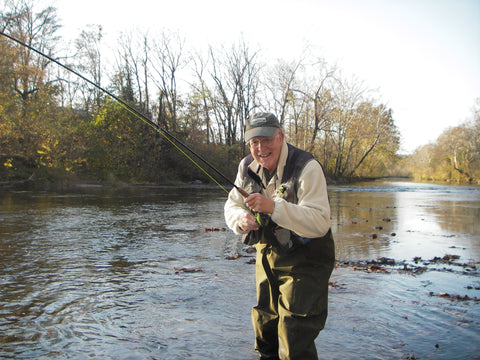 Harry Murray fly fishing the Shenandoah River
