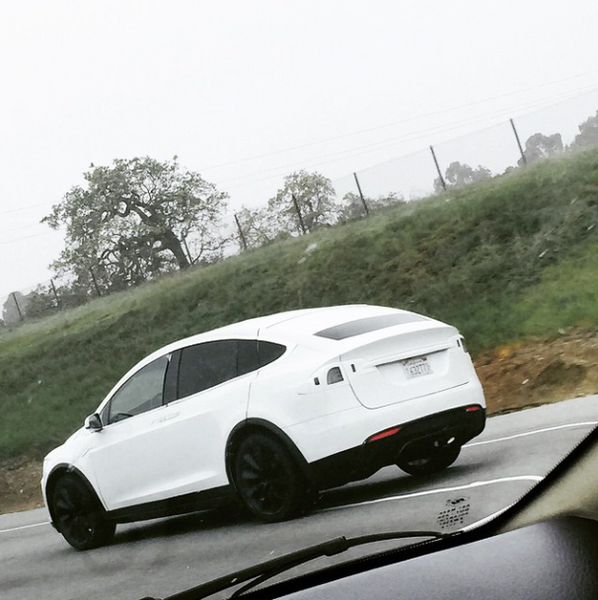 tesla model x sighting