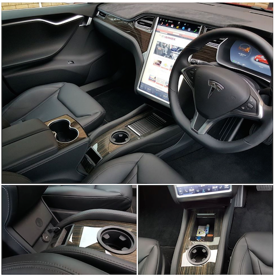 Center Console Insert For Tesla Model S Now Available For Right