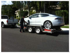 Rodger Pressman Tesla Model S delivered