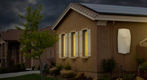 tesla model s powerwall installed outside or inside